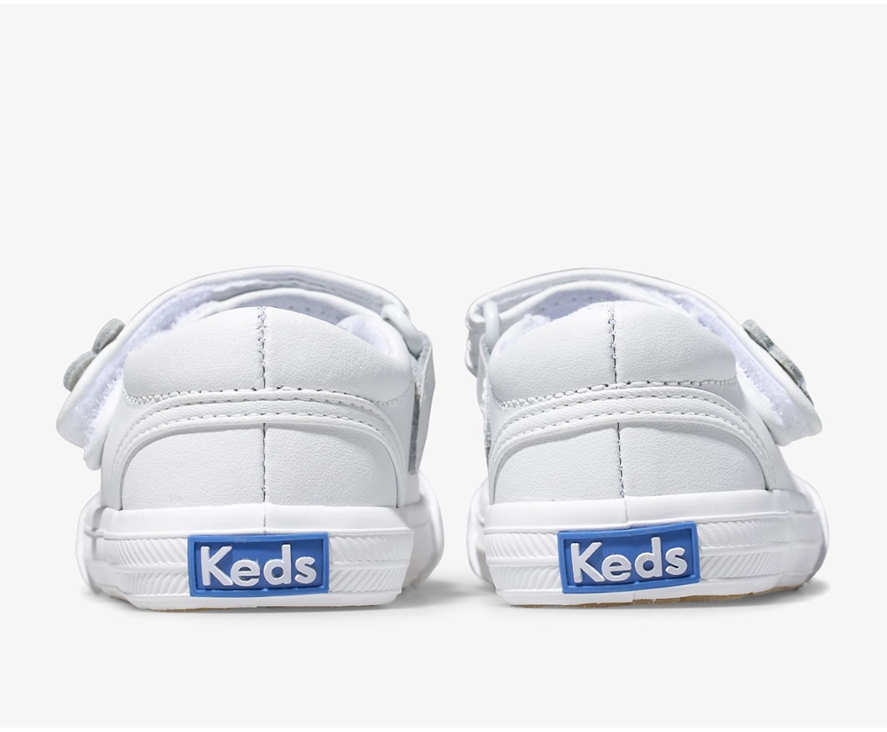 Keds Slip Ons White - Ella Mary Jane - Kids DAUKHR-150